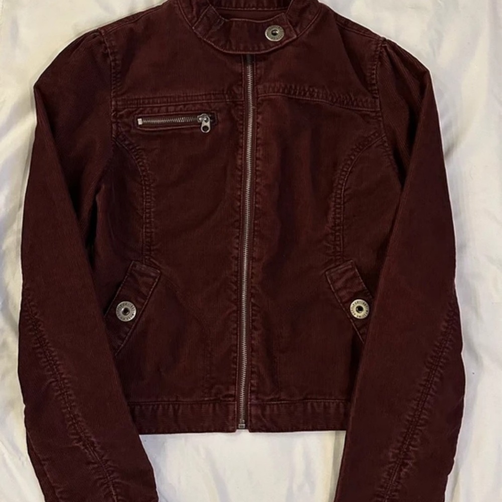 Mossimo Supply Co. Burgundy Women's Blazer